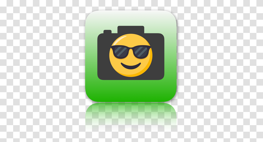 Faceout Emoji Privacy Camera Happy, Sunglasses, Accessories, Text, Art Transparent Png