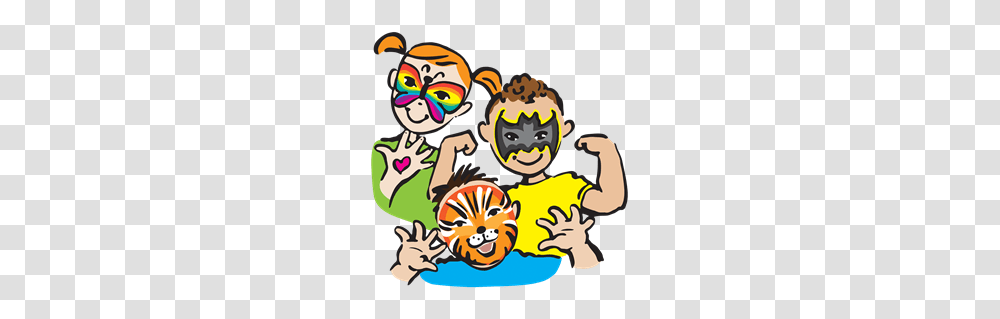 Facepainting Clipart, Poster, Advertisement, Crowd, Leisure Activities Transparent Png