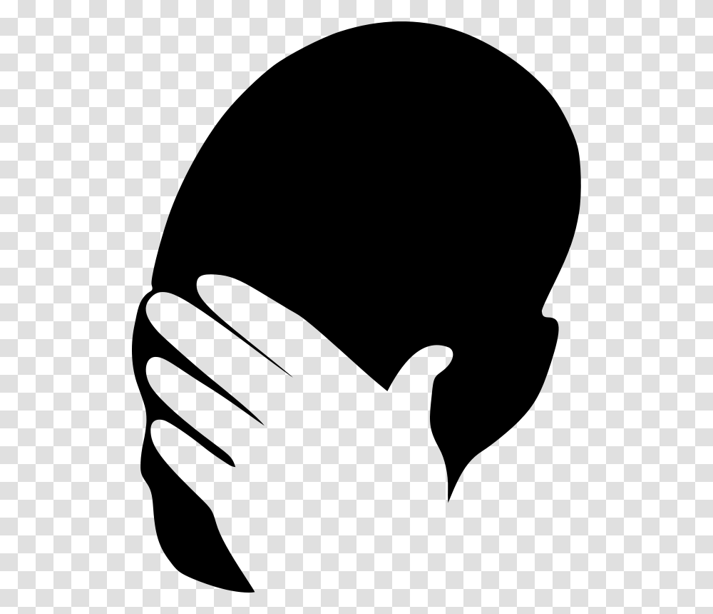 Facepalm Free Vector, Gray, World Of Warcraft Transparent Png