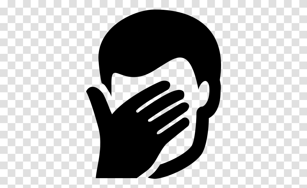 Facepalm Icon, Gray, World Of Warcraft Transparent Png