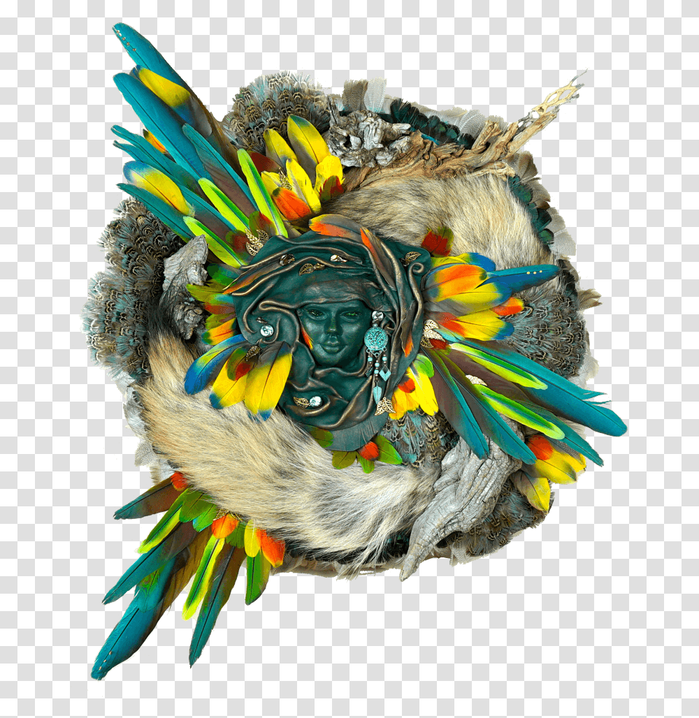 Faces Of Nature Headpiece, Bird, Animal, Crowd, Carnival Transparent Png