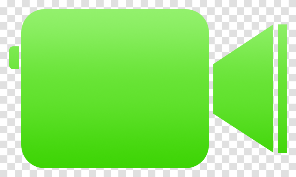 Facetime Icon Background, Green, Cushion Transparent Png