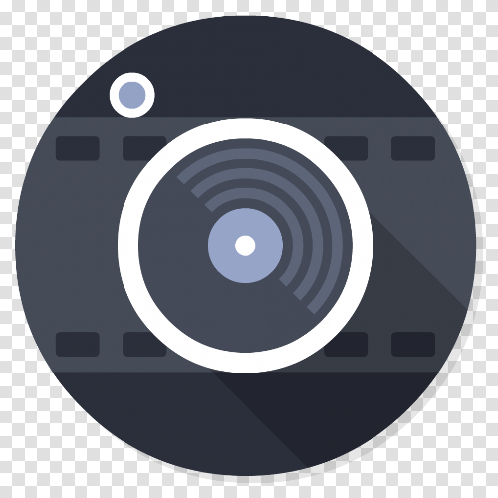 Facetime Icon Circle, Electronics, Camera, Disk, Webcam Transparent Png