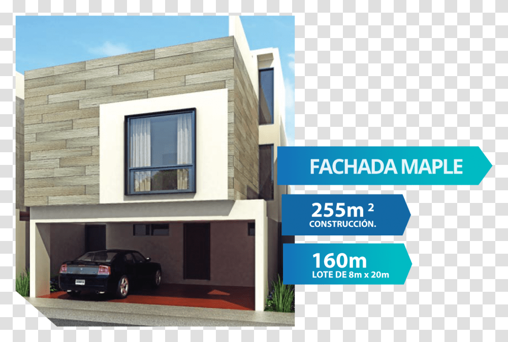 Fachadamaple Architecture House, Car, Vehicle, Transportation, Automobile Transparent Png