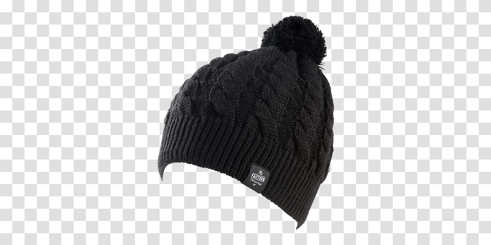 Faction Cable Knit Beanie Beanie, Clothing, Apparel, Sweater, Cap Transparent Png