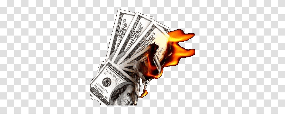 Factors Contribute To Error Rates Money On Fire, Dollar, Person, Human Transparent Png