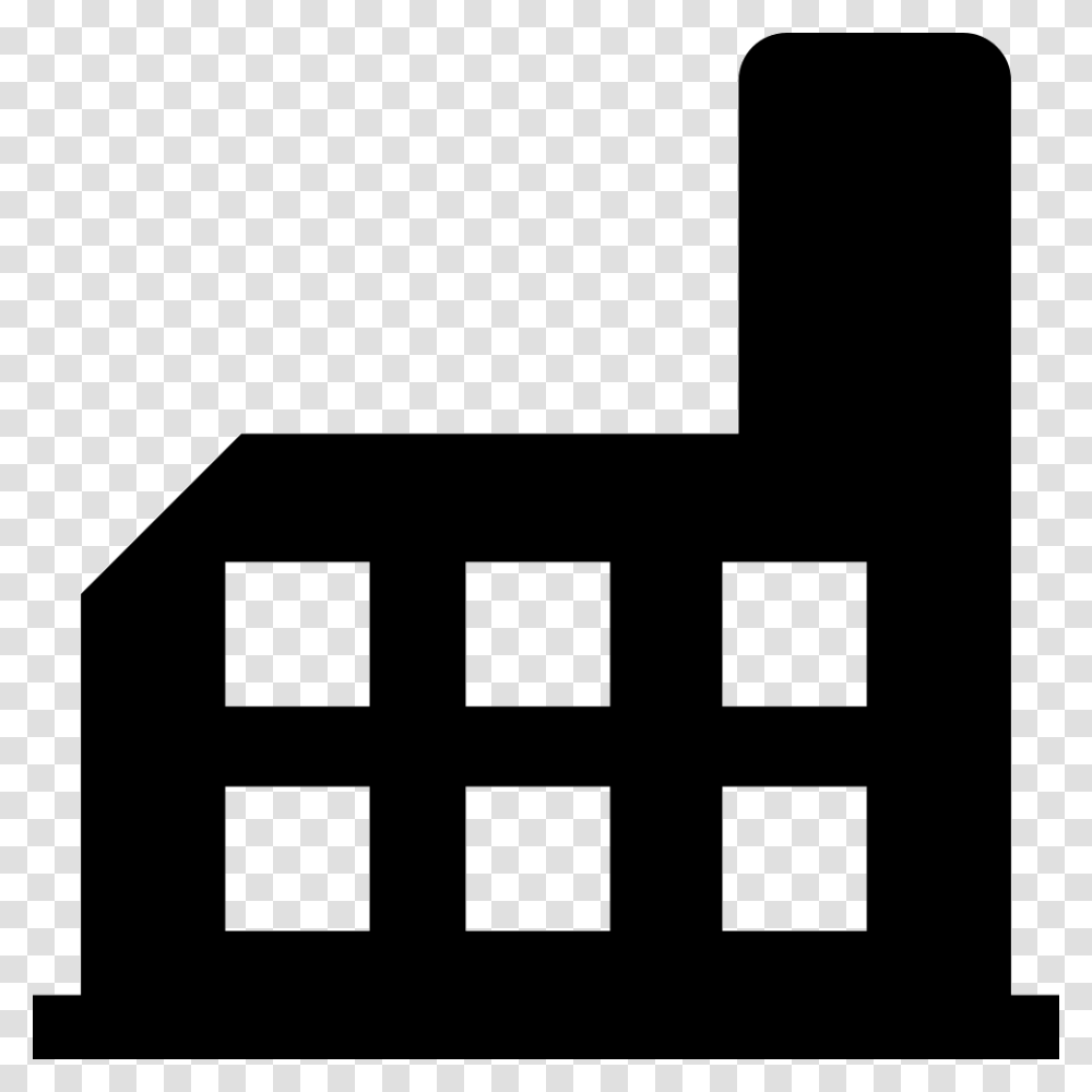Factory Building Silhouette Svg Icon Free Download Iconos Fabrica, Brick, Stencil, Lighting Transparent Png