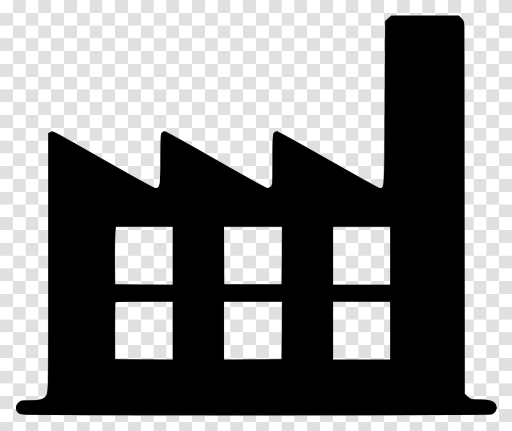 Factory Industry, Cross, Stencil, Silhouette Transparent Png