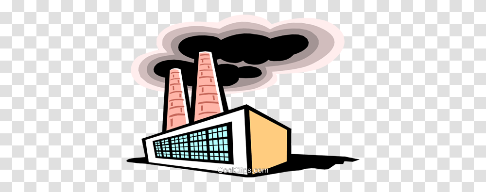 Factory Royalty Free Vector Clip Art Illustration, Building, Architecture, Brick, Indoors Transparent Png