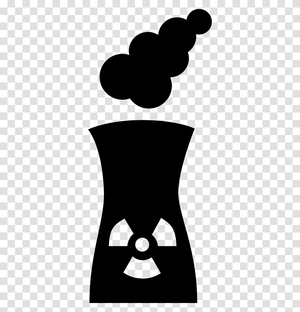 Factory Tower With Biohazard Smoke Icon Free Download, Silhouette, Stencil, Apparel Transparent Png