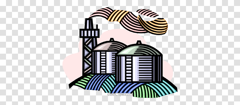 Factory With A Smokestack Royalty Free Vector Clip Art, Zebra, Outdoors, Building Transparent Png
