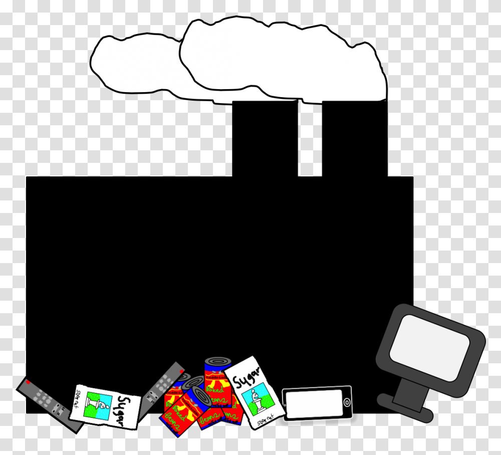 Factory With Products Transparent Png