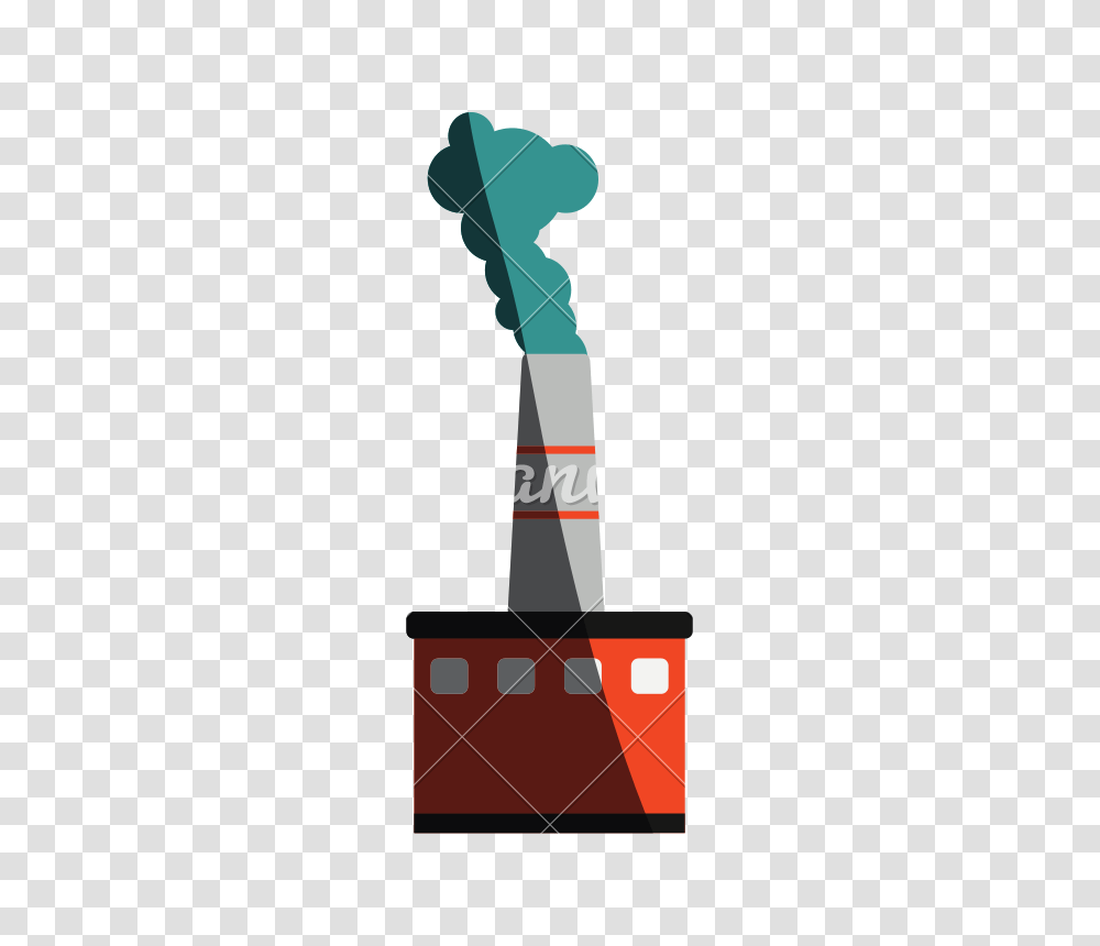 Factory With Smoke And Shadows Vector Icon Illustration, Bottle, Light, Machine Transparent Png
