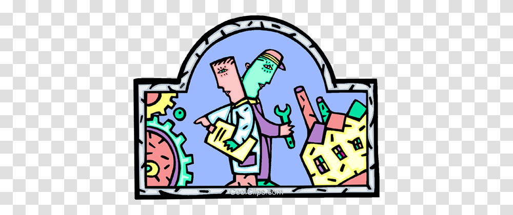 Factory Workers Planning A Strategy Royalty Free Vector Clip Art, Doodle, Drawing, Crowd Transparent Png