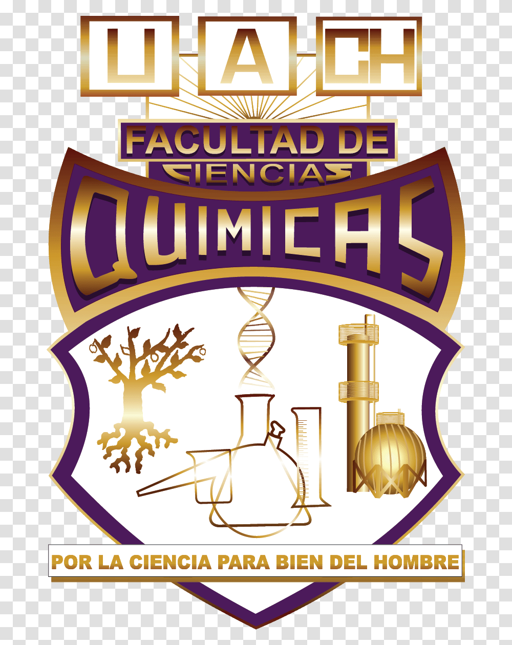 Facultad De Ciencias Quimicas Uach, Logo, Advertisement, Poster Transparent Png