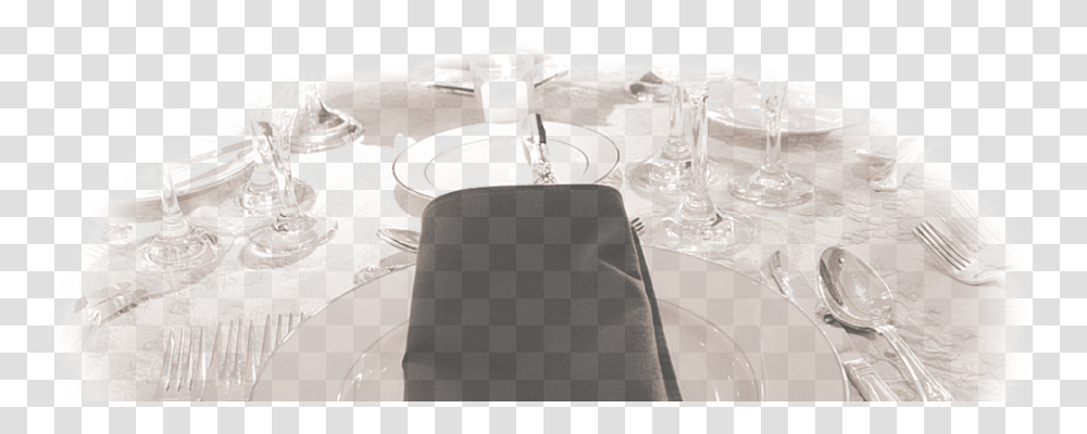 Faded Table Setting Kitchen Amp Dining Room Table, Glass, Fork, Cutlery, Dining Table Transparent Png