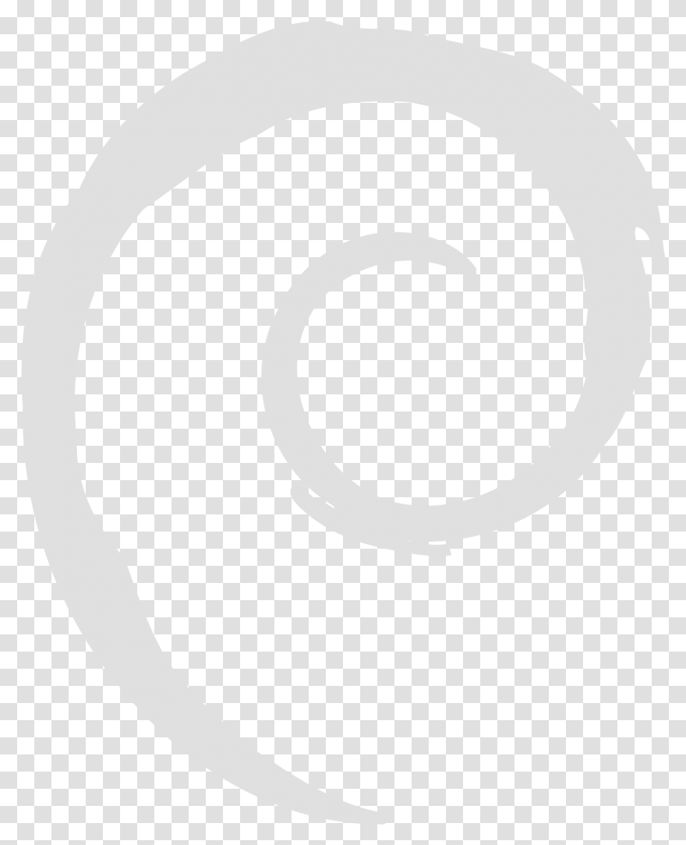 Faenza White Debian Logo, Spiral, Text, Label Transparent Png