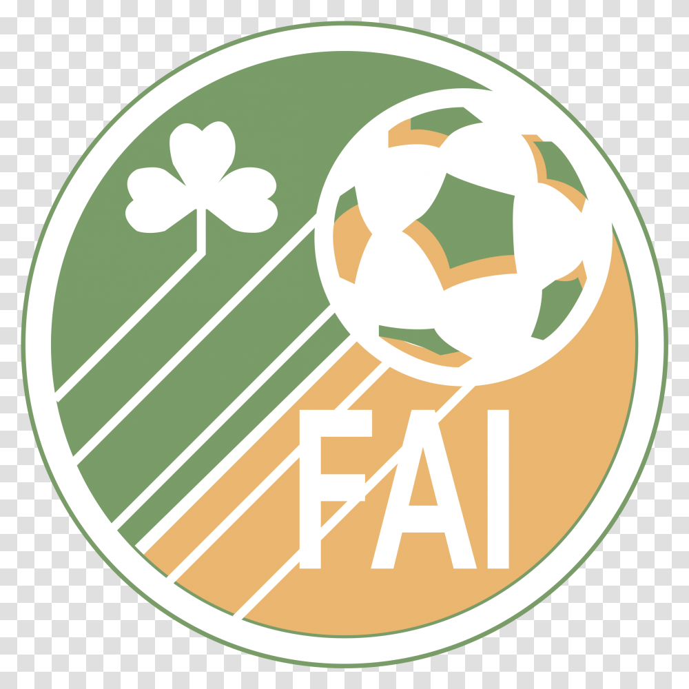 Fai Logo & Svg Vector Freebie Supply Republic Of Ireland Football Crest, Symbol, Recycling Symbol, Trademark, Rug Transparent Png