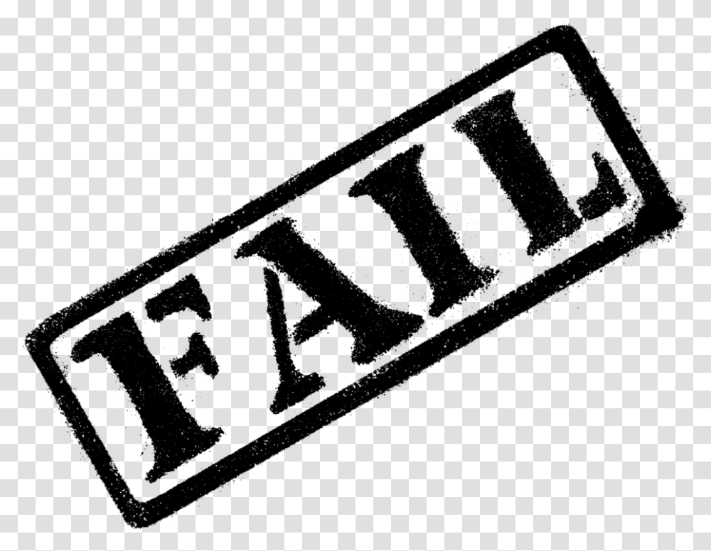 Fail Stamp Fail Black And White, Gray, World Of Warcraft Transparent Png
