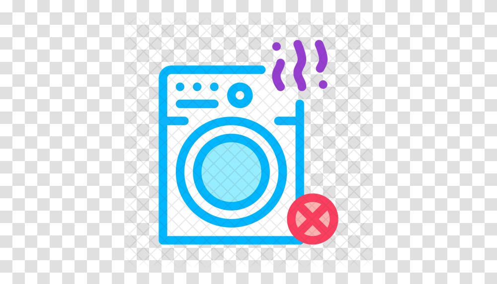 Failed Washing Machine Icon Lavanderia Vector, Washer, Appliance, Label, Text Transparent Png