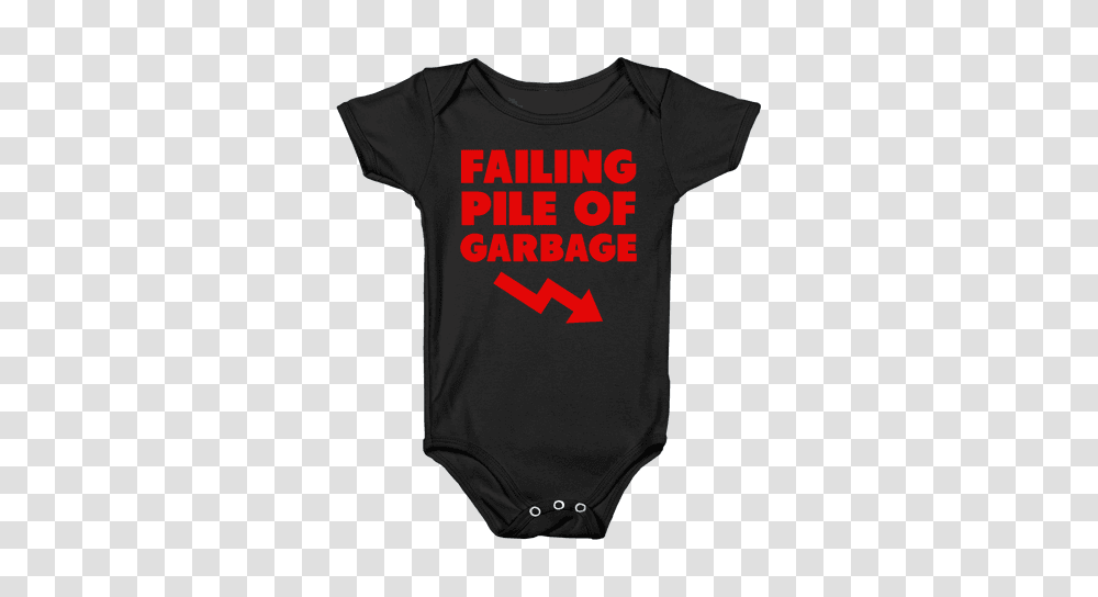 Failing Pile Of Garbage Baby Onesies Lookhuman, Apparel, T-Shirt, Sleeve Transparent Png