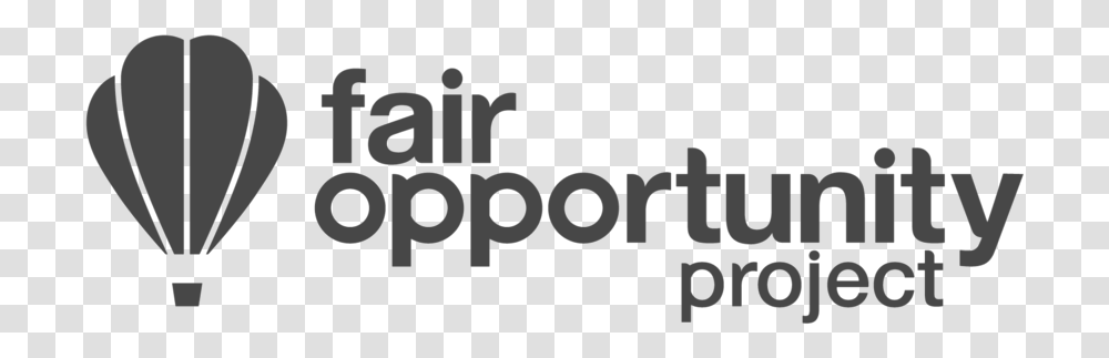 Fair Opportunity Project Black Hot Air Balloon, Word, Alphabet, Logo Transparent Png