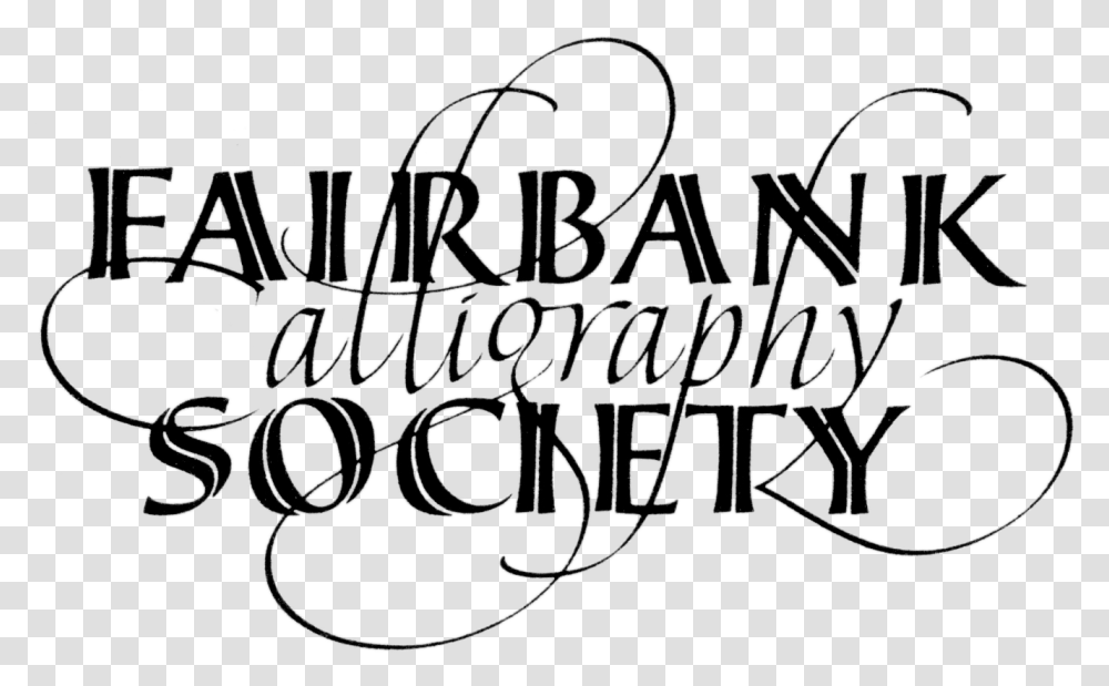 Fairbank Calligraphy Society, Handwriting, Label, Alphabet Transparent Png