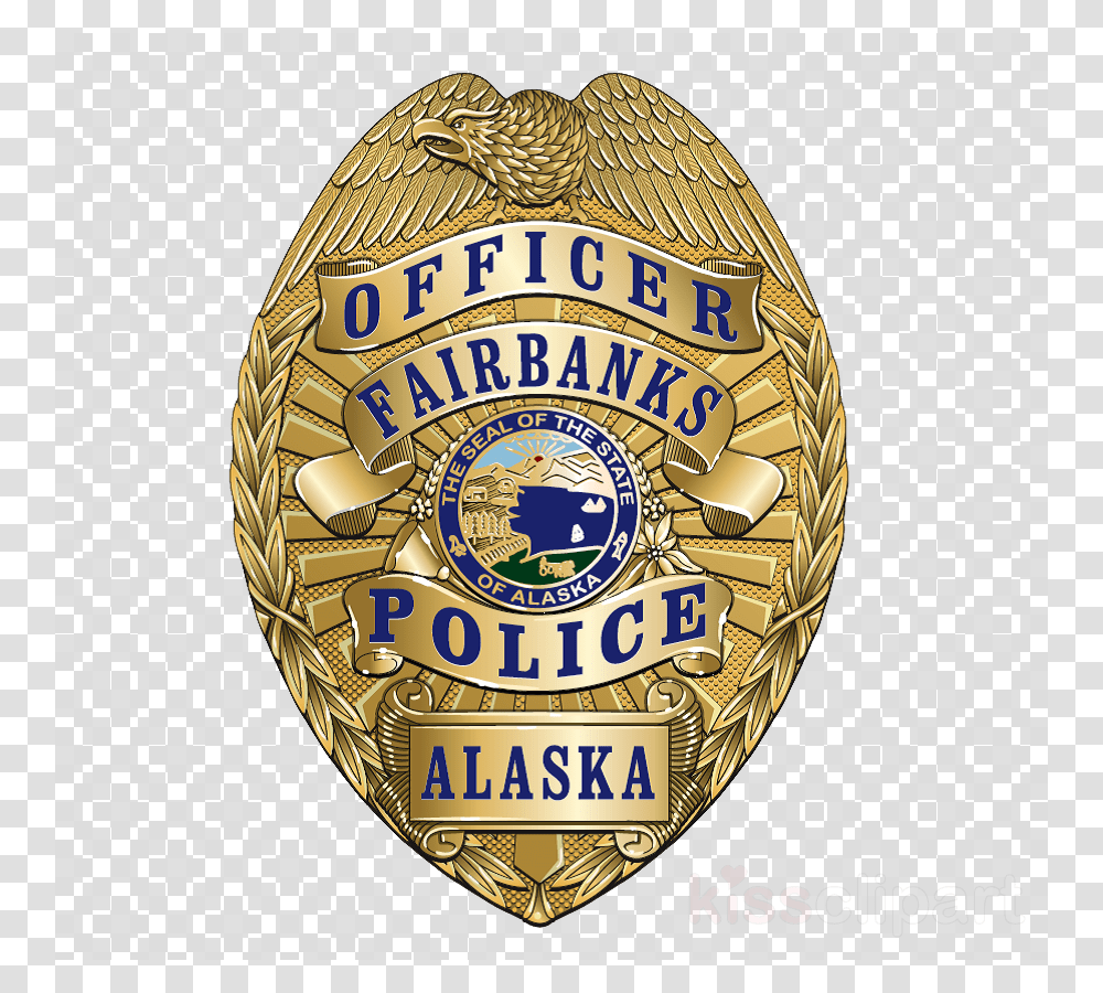 Fairbanks Police Department Badge, Logo, Trademark, Wristwatch Transparent Png