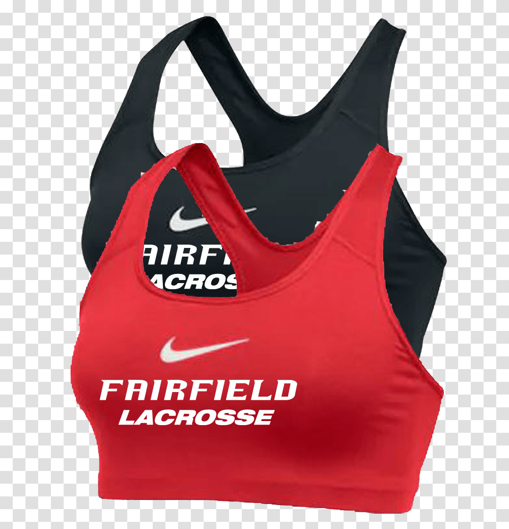 Fairfield Lacrosse Nike Pro Classic Bra Active Tank, Clothing, Apparel, Bag, Vest Transparent Png