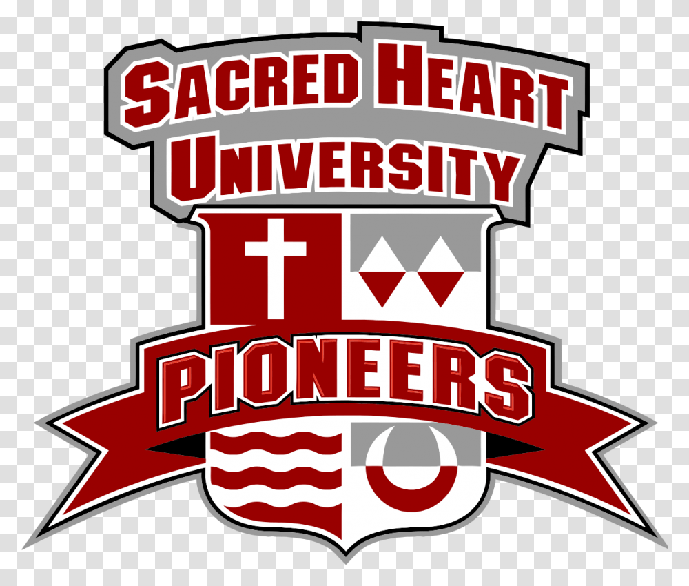 Fairfield University And Sacred Heart Logo, Text, Label, Symbol, Advertisement Transparent Png