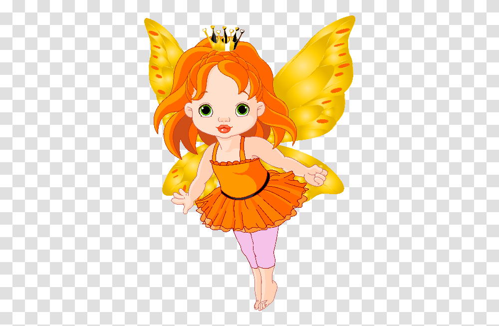 Fairies Clipart Baby Fairy Beautiful Cartoon Fairy, Toy, Cupid, Dance Transparent Png