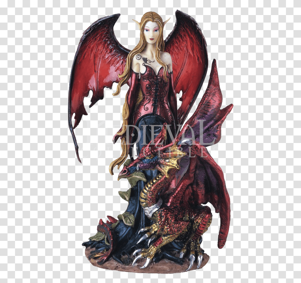 Fairies, Dragon, Painting, Person Transparent Png