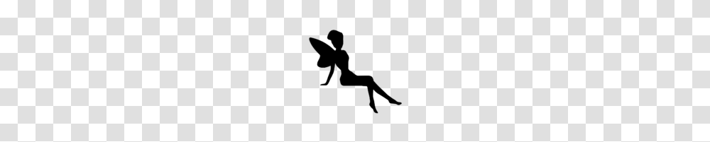 Fairies Silhouette Fairy Clip Art, Gray, World Of Warcraft Transparent Png