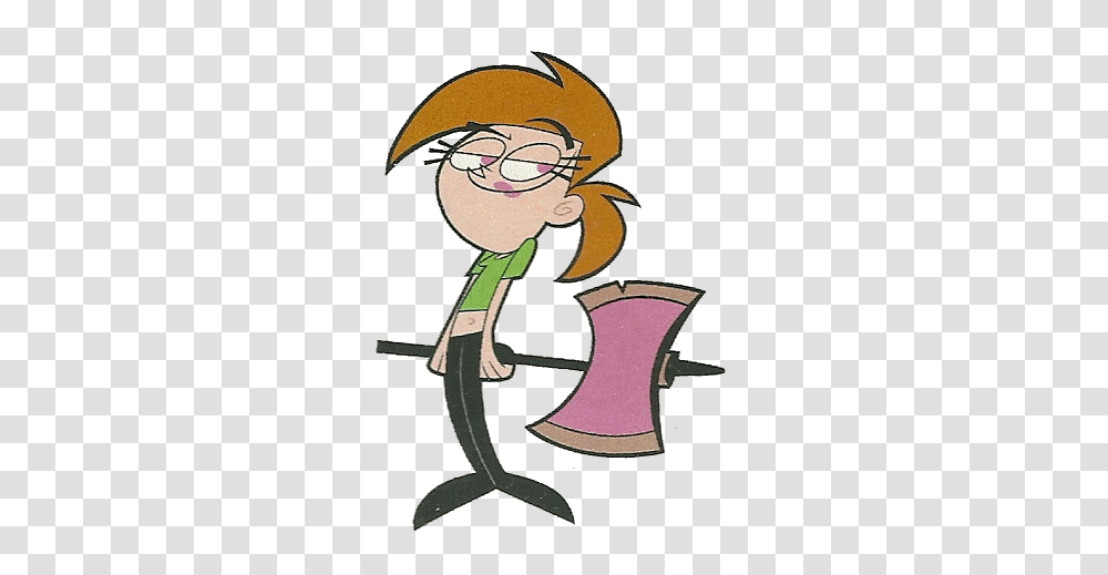 Fairly Odd Parents Timmy And Vicky Timmy Vicky Head Swap, Label, Number Transparent Png