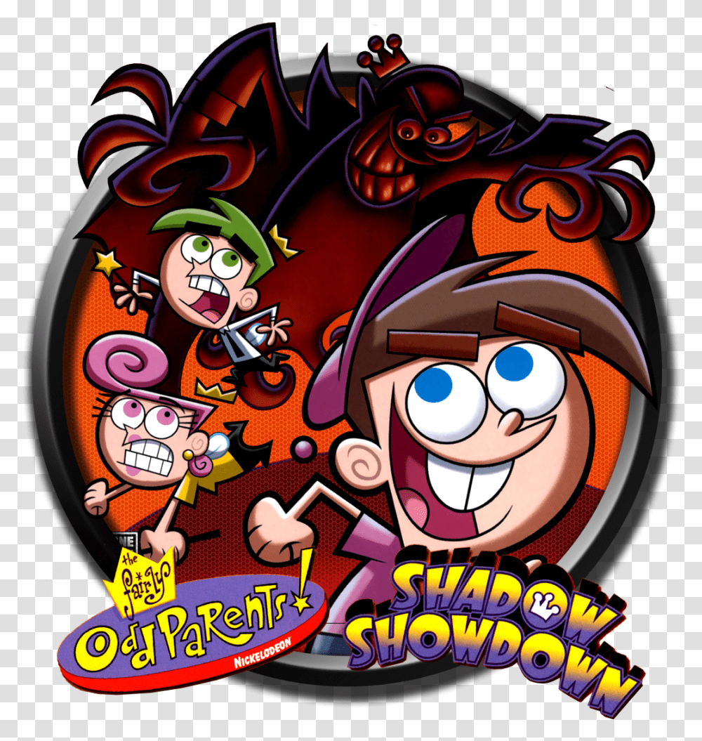 Fairly Oddparents Shadow Showdown, Poster, Advertisement, Label Transparent Png