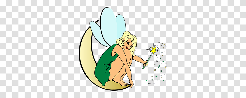 Fairy Person, Light, Cupid Transparent Png