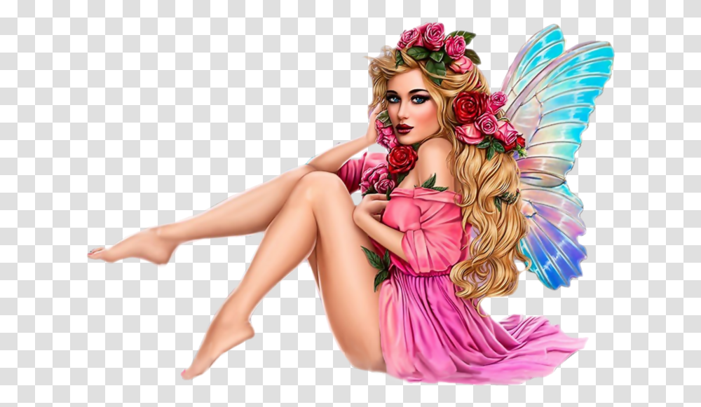 Fairy, Blonde, Woman, Girl, Kid Transparent Png
