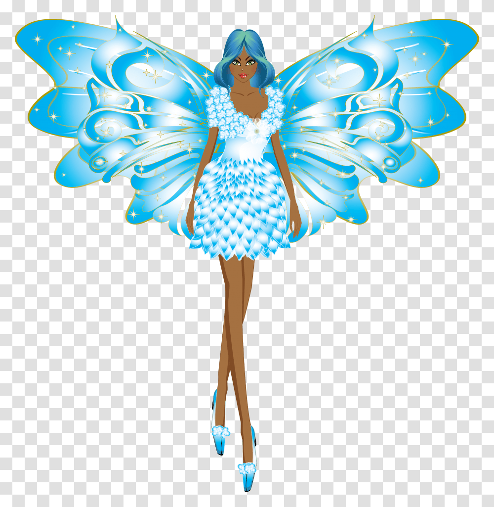 Fairy Clipart And Digital Paper Fairiesfairy Clip Art Fairy, Angel, Archangel, Floral Design Transparent Png