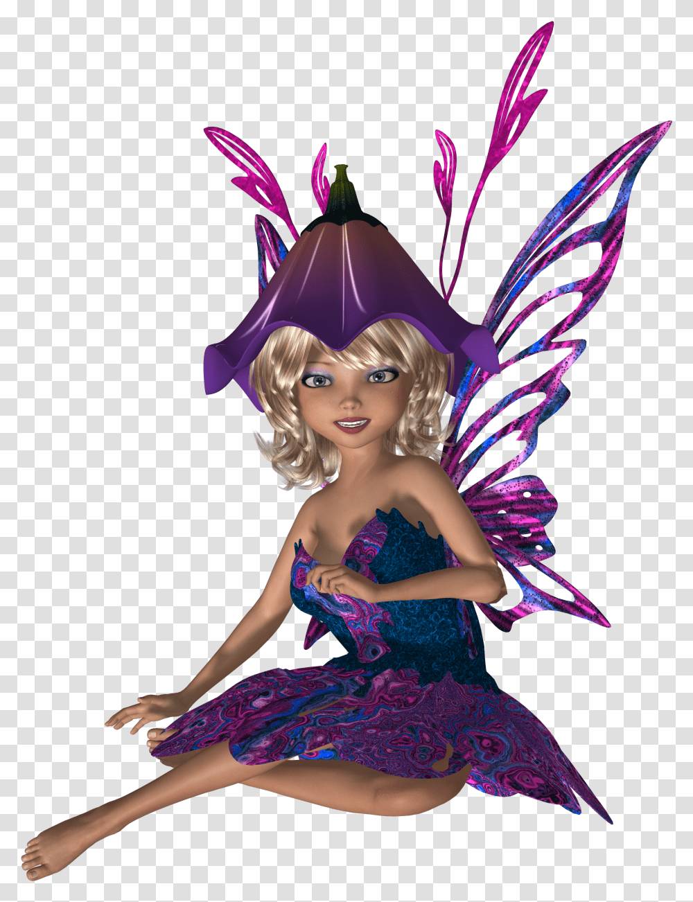 Fairy, Costume, Purple, Person, Human Transparent Png