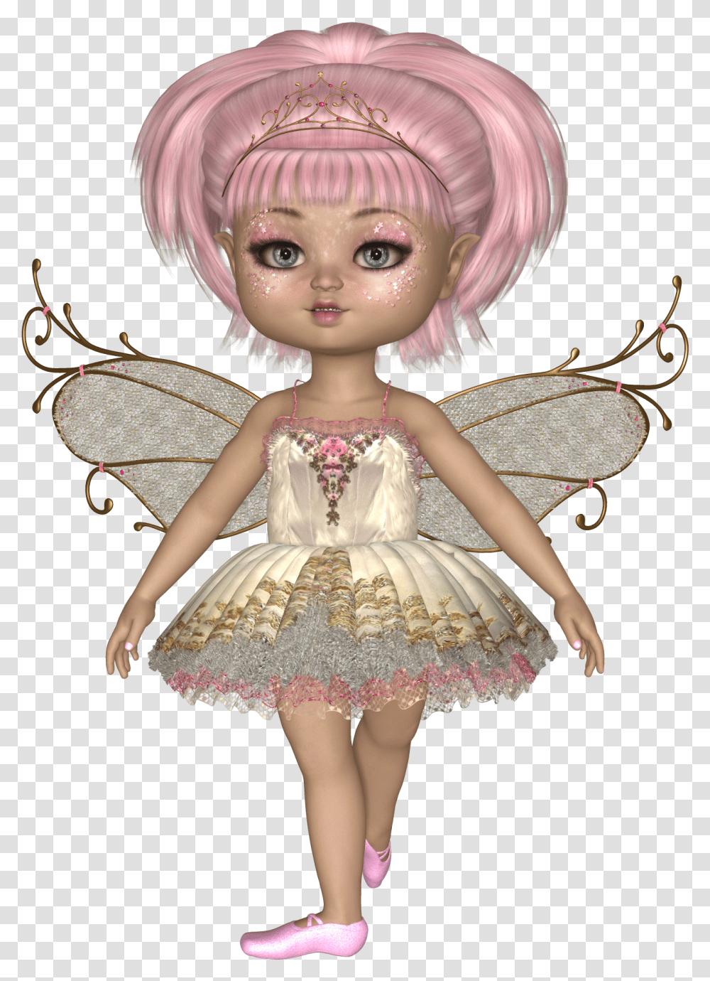 Fairy, Doll, Toy, Skirt Transparent Png