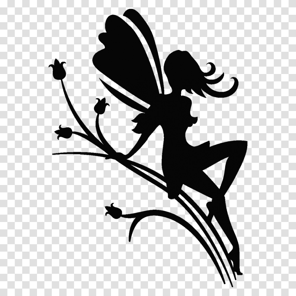 Fairy Fairies Wings Silhouette, Cupid, Weapon, Weaponry, Invertebrate Transparent Png