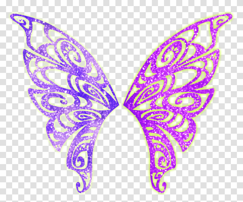 Fairy Fairywings Colorful Colorfulwings Angelwings Ange, Pattern, Ornament, Fractal, Paisley Transparent Png