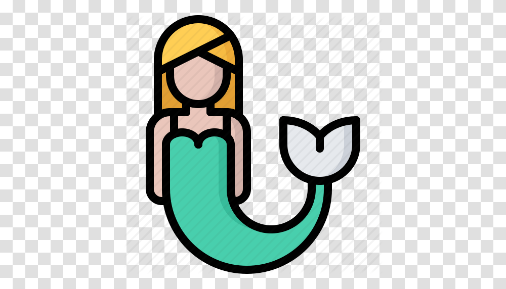 Fairy Fantasy Fish Legend Mermaid Tale Icon, Hook, Guitar, Leisure Activities Transparent Png