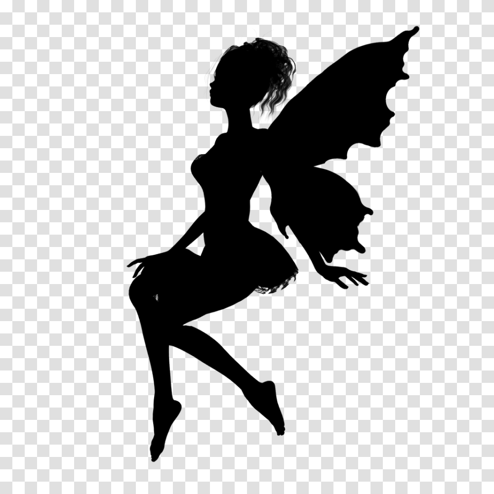 Fairy, Fantasy, Silhouette, Person, Human Transparent Png