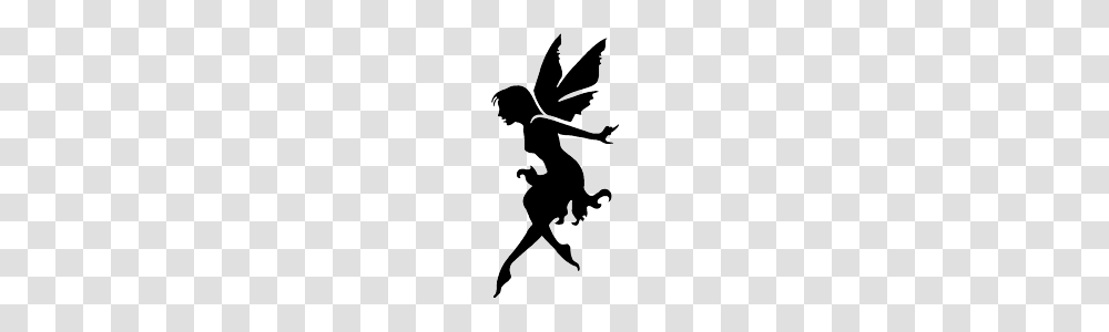 Fairy, Fantasy, Silhouette, Stencil, Person Transparent Png