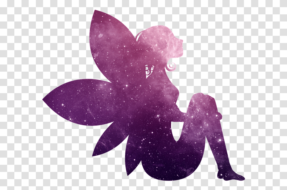 Fairy Galaxy Fairy Galaxy Star Space Magic Sky, Light, Purple, Glitter, Crystal Transparent Png