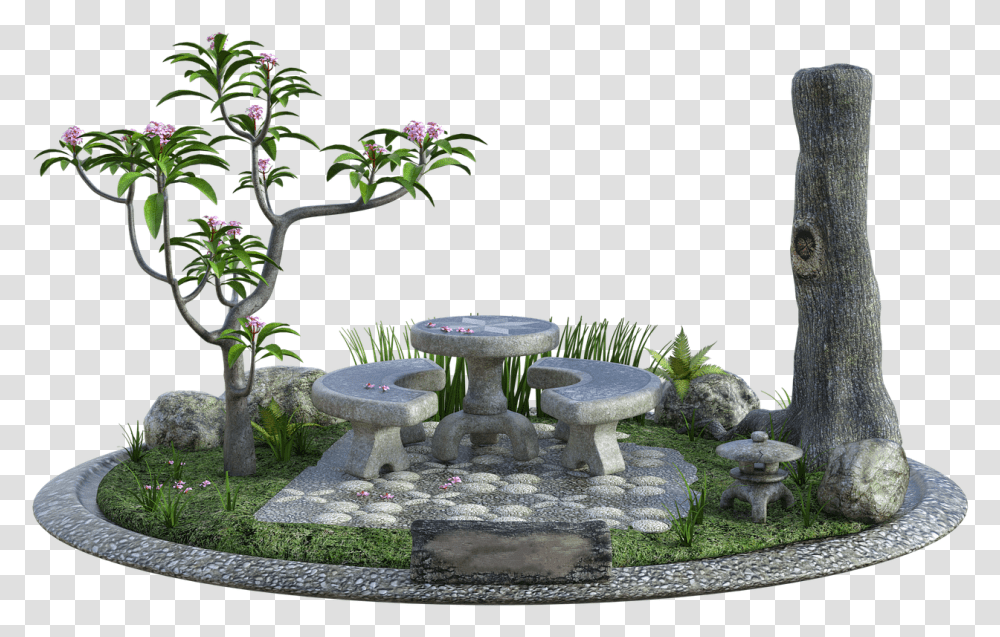 Fairy Garden Tree Free Image On Pixabay Fairy Garden Ideas, Water, Plant, Potted Plant, Vase Transparent Png