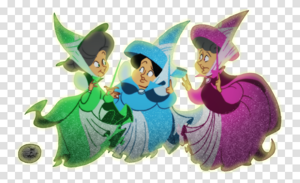Fairy Godmother Maleficent The Walt Disney Company Three Fairies, Person, Drawing Transparent Png