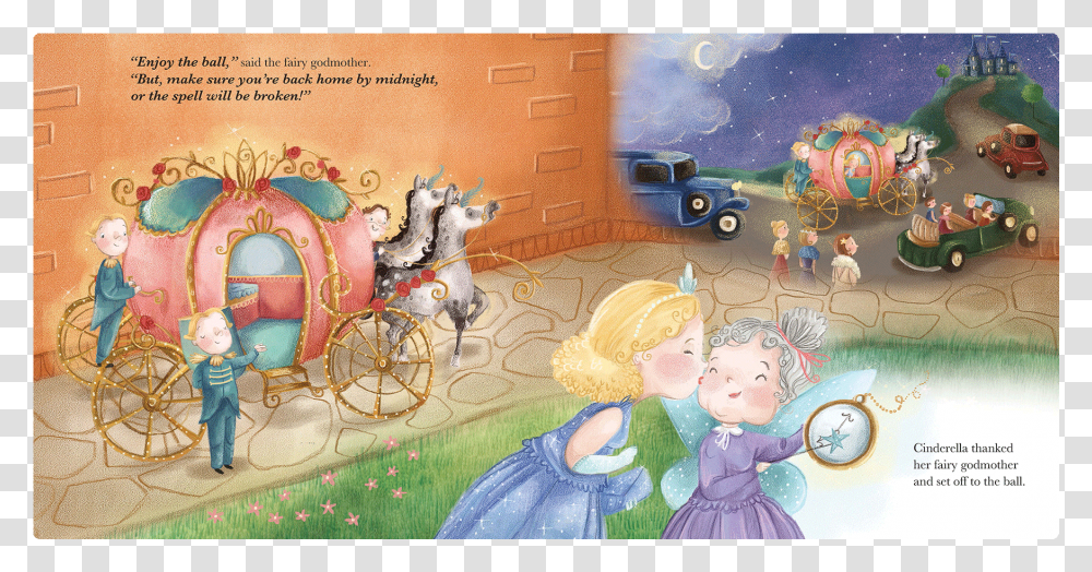 Fairy Godmother, Person, Human, Carriage, Vehicle Transparent Png