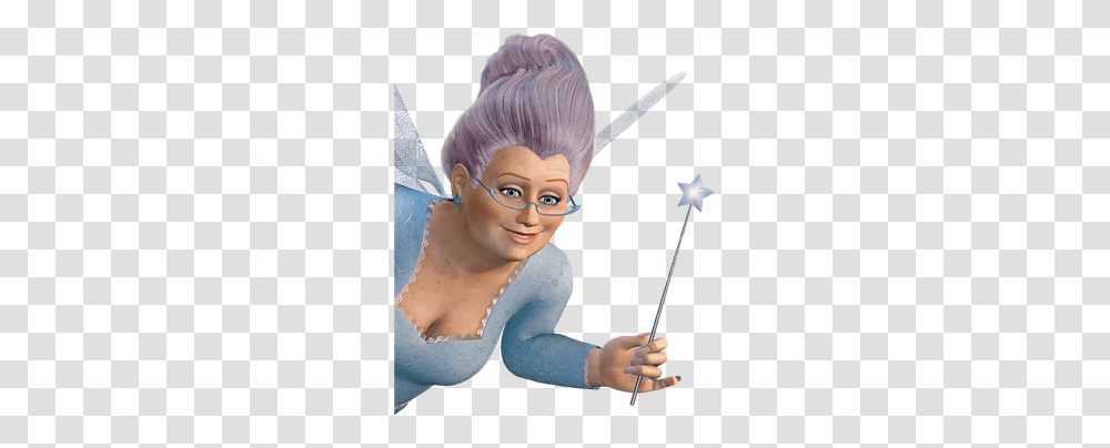 Fairy Godmother Shrek 2 Fairy Godmother Shrek, Person, Human, Figurine, Toy Transparent Png